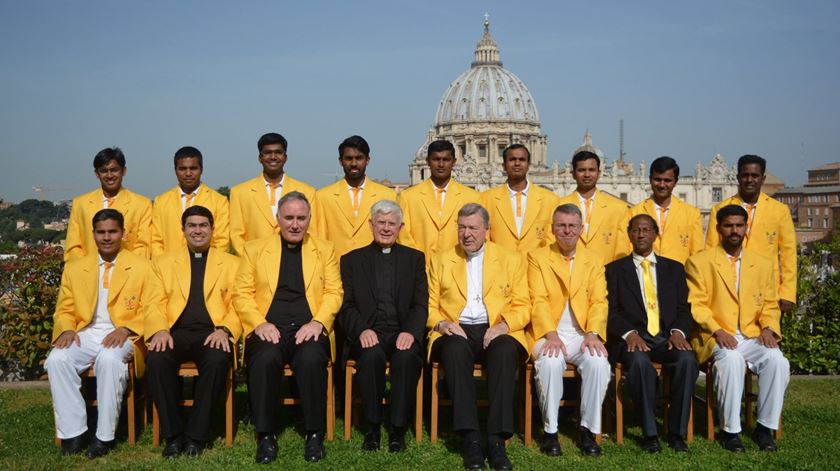 Equipa de críquete do Vaticano. Foto: St. Peter