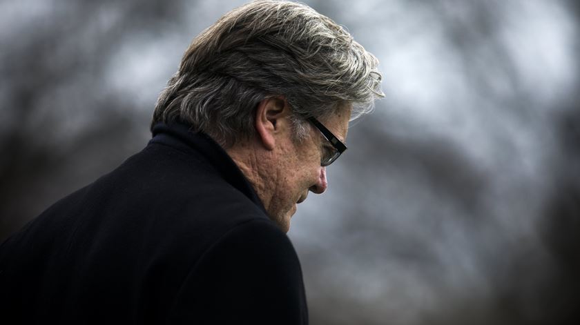 Steve Bannon, ex-conselheiro de Donald Trump. Foto: Jim Lo Scalzo/EPA