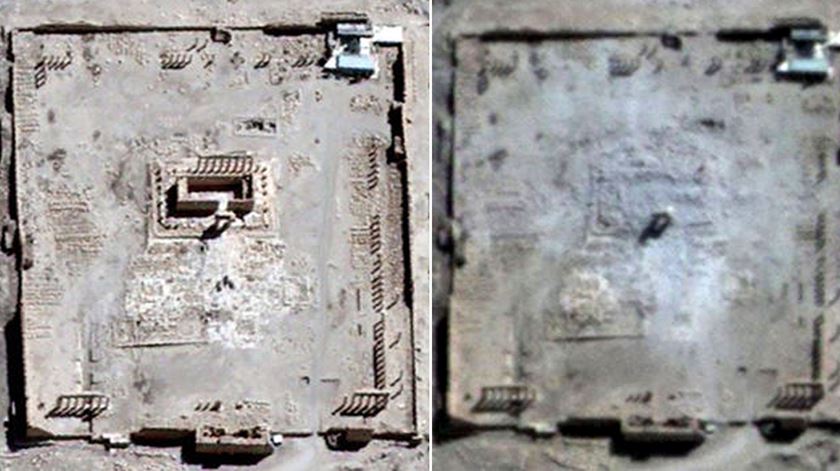 A cidade de Palmira antes e depois do Estado Islâmico