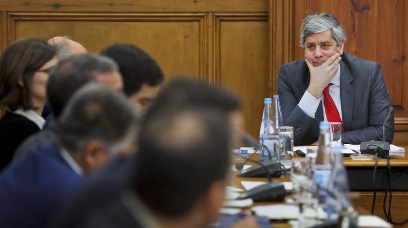 Mário Centeno no Parlamento. Foto: Mário Cruz/Lusa